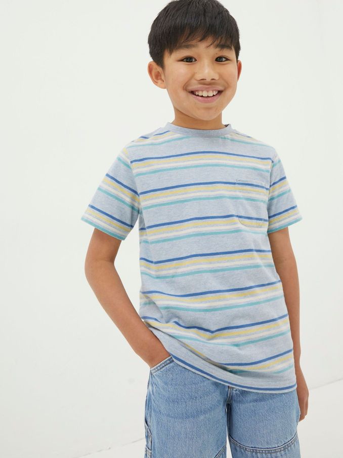 Breton Blue Stripe T-Shirt (569975) | £6