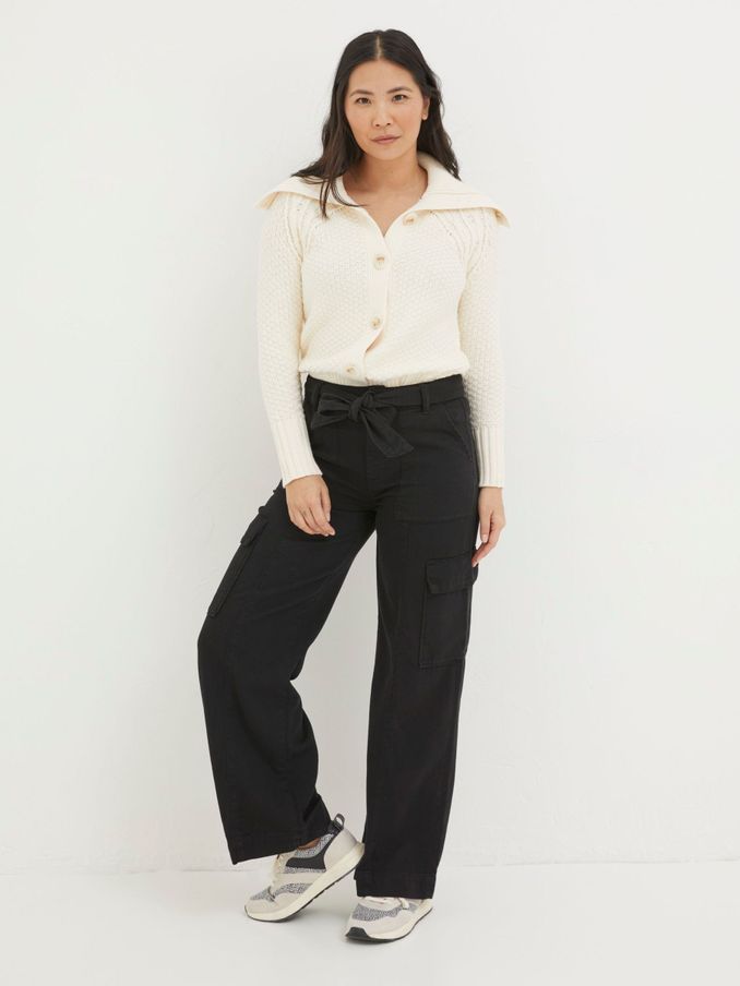 Black Bodi Belted Cargo Trousers (570391) | £35
