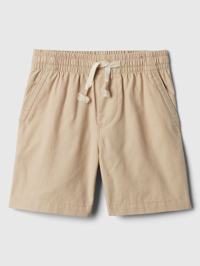 Neutral Cotton Easy Pull On Shorts (Newborn-5yrs) (573709) | £6