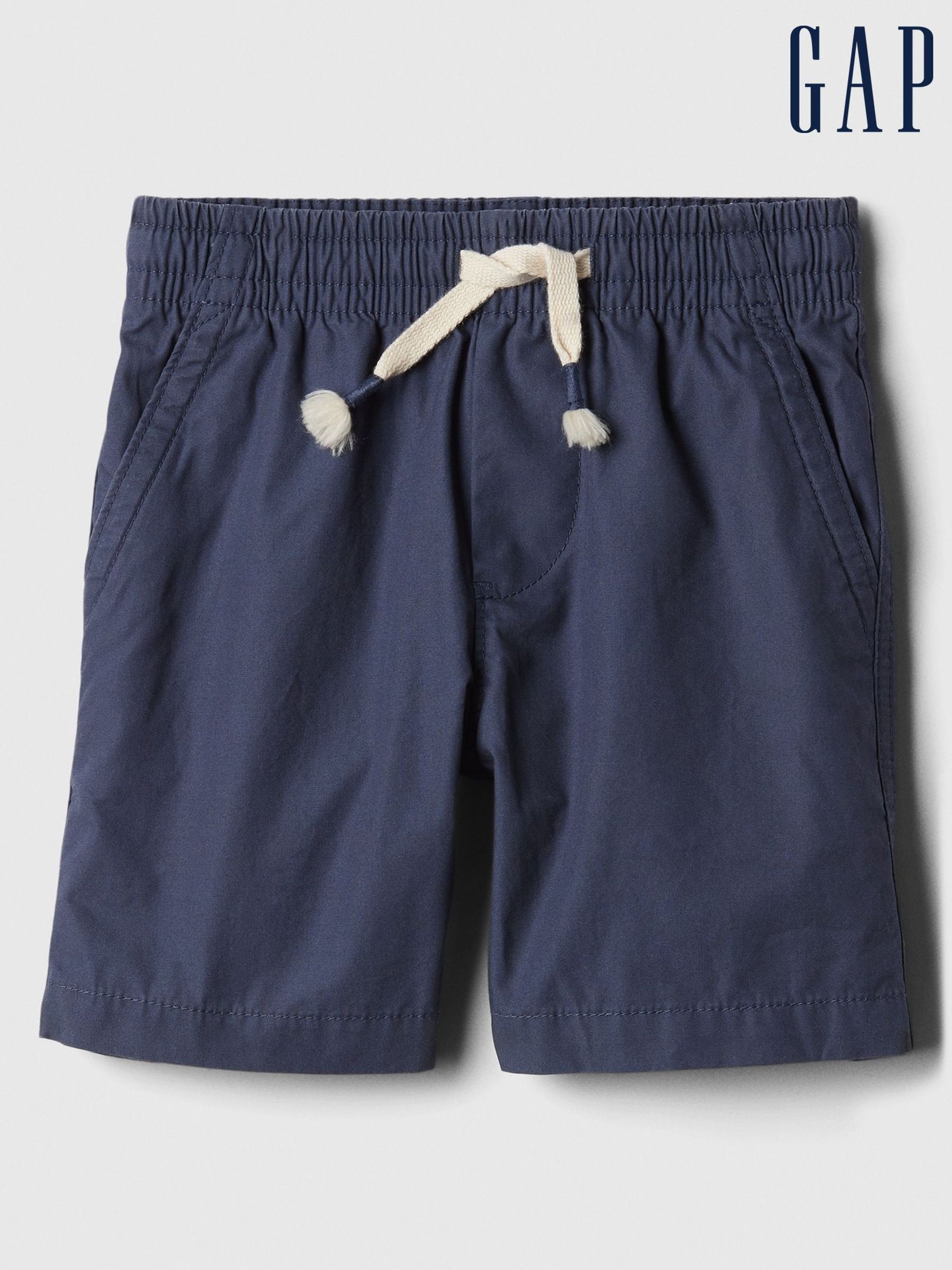 Blue Cotton Easy Pull On Shorts (Newborn-5yrs) (573715) | £6