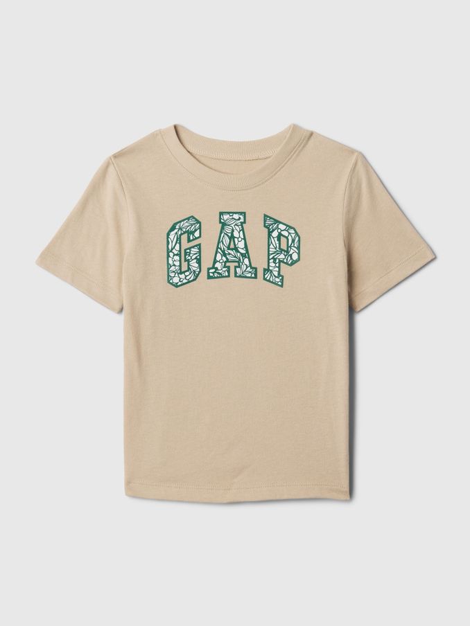 Neutral Floral Logo Crew Neck Short Sleeve T-Shirt (Newborn-5yrs) (573773) | £5