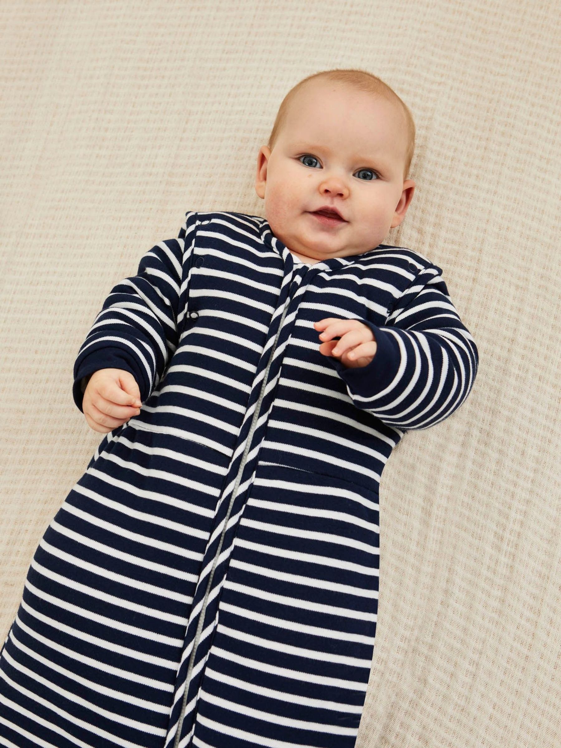 Navy Stripe 3.5 Tog Baby Sleeping Bag (584670) | £25