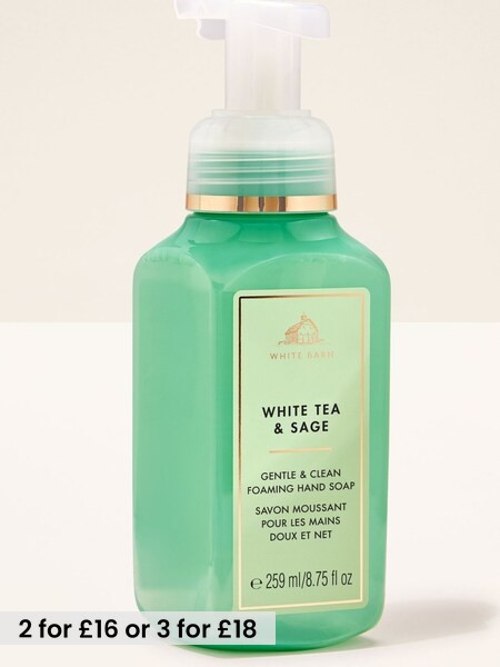 White Tea and Sage - Gentle & Clean Foaming Hand Soap 259ml
