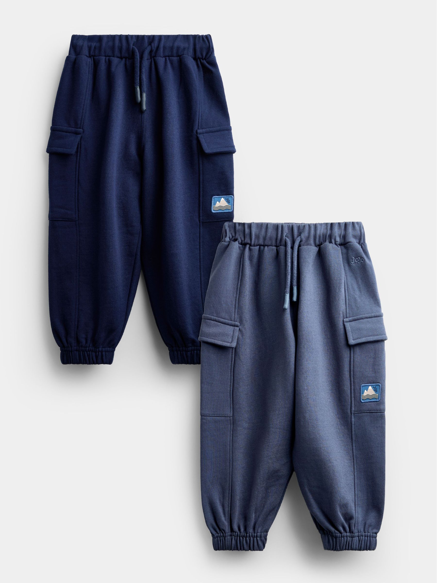 Dark Blue Mountain - 2-pack Jersey Pocket Joggers