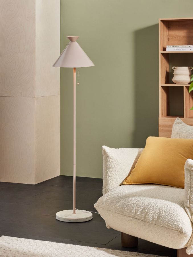 Gunner Floor Lamp in Natural Taupe (595800) | £139