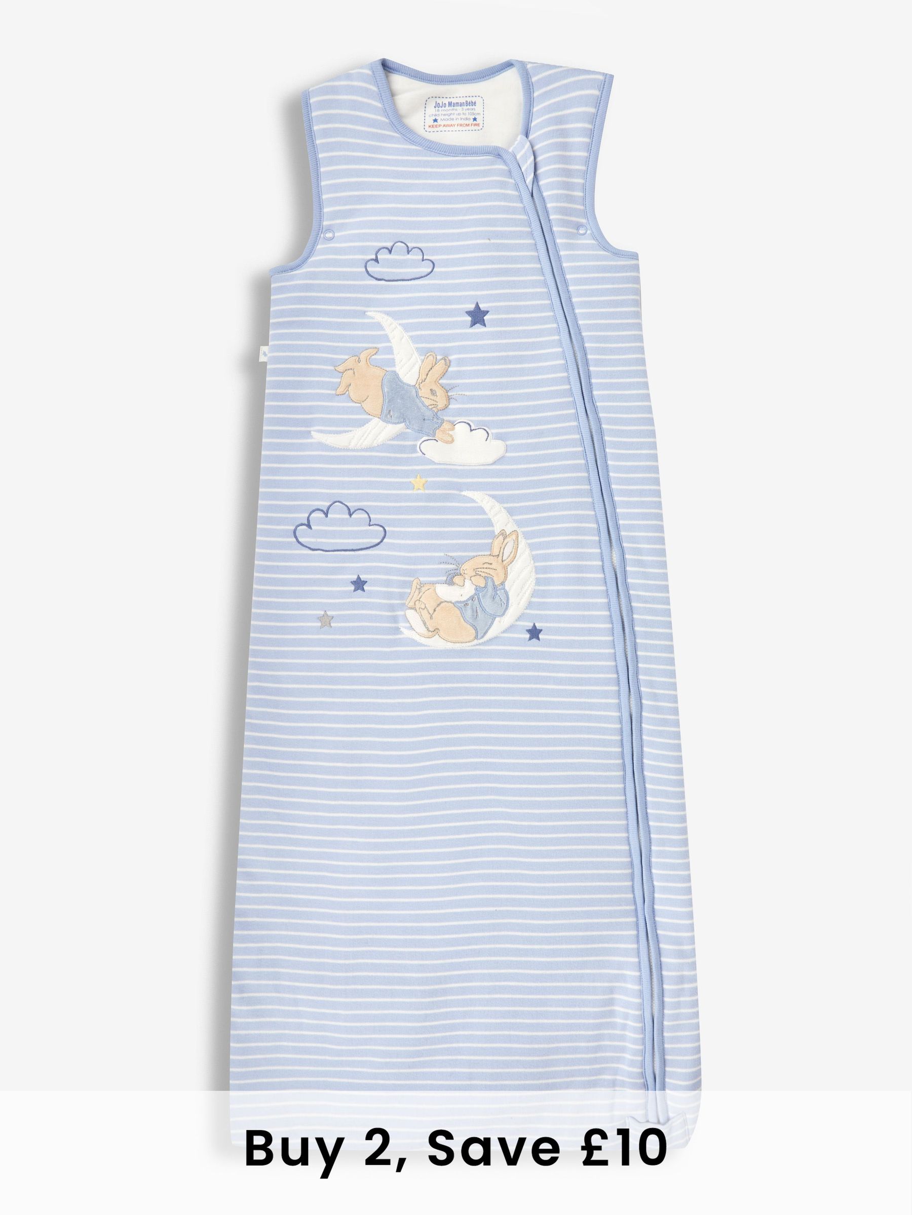 Peter Rabbit Appliqué 2.5 Tog Toddler Sleeping Bag (605972) | £36