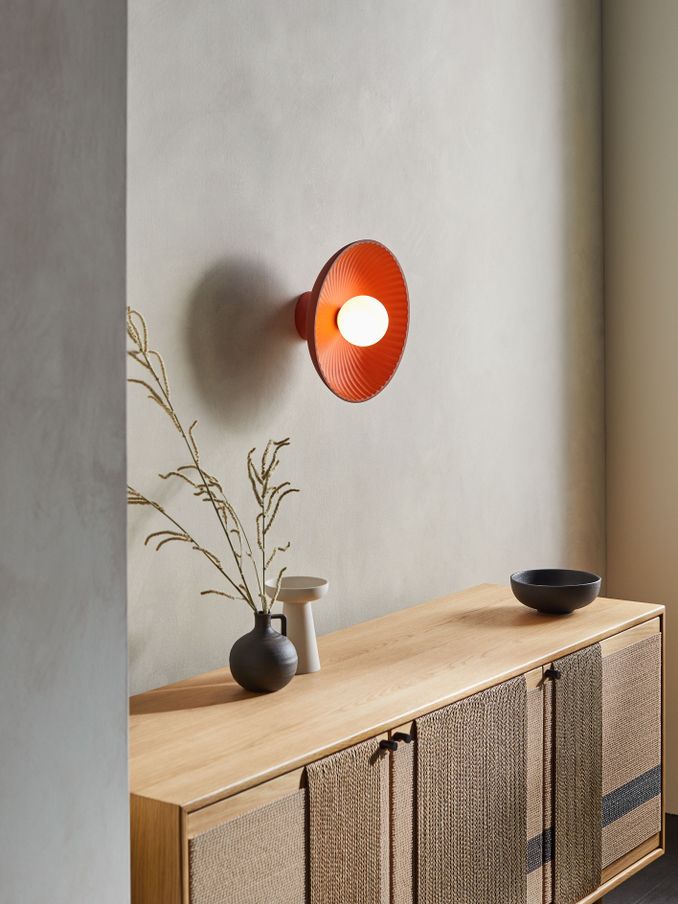 Eliya Wall Light in Terracotta (610065) | £119