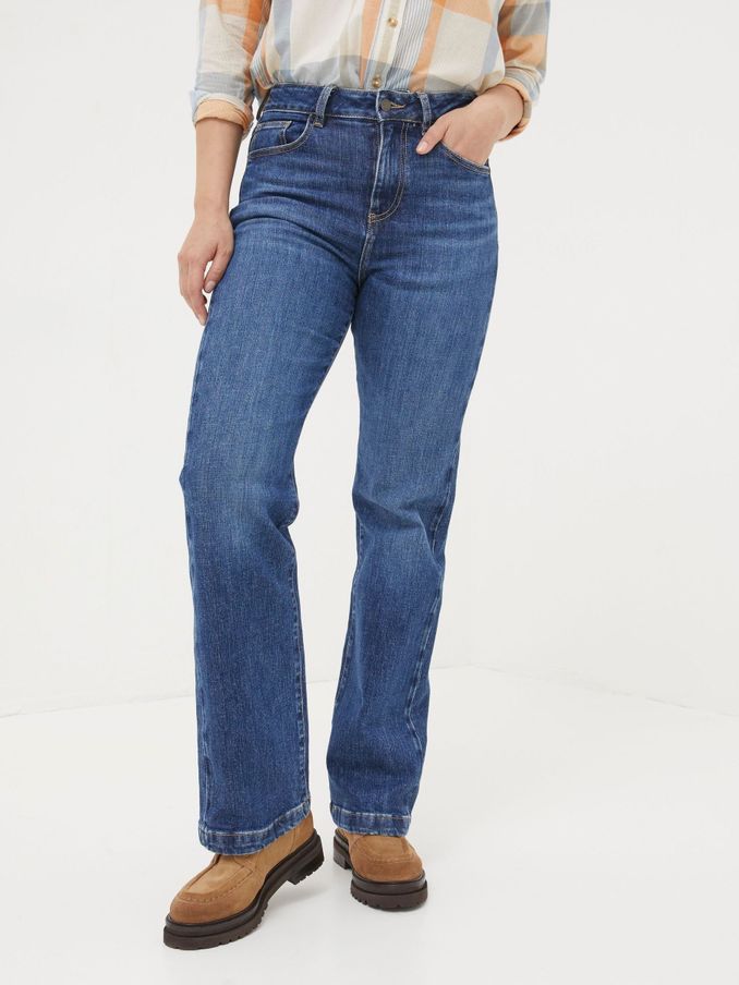 Elise Vintage Blue Wide Leg Jeans (614656) | £35