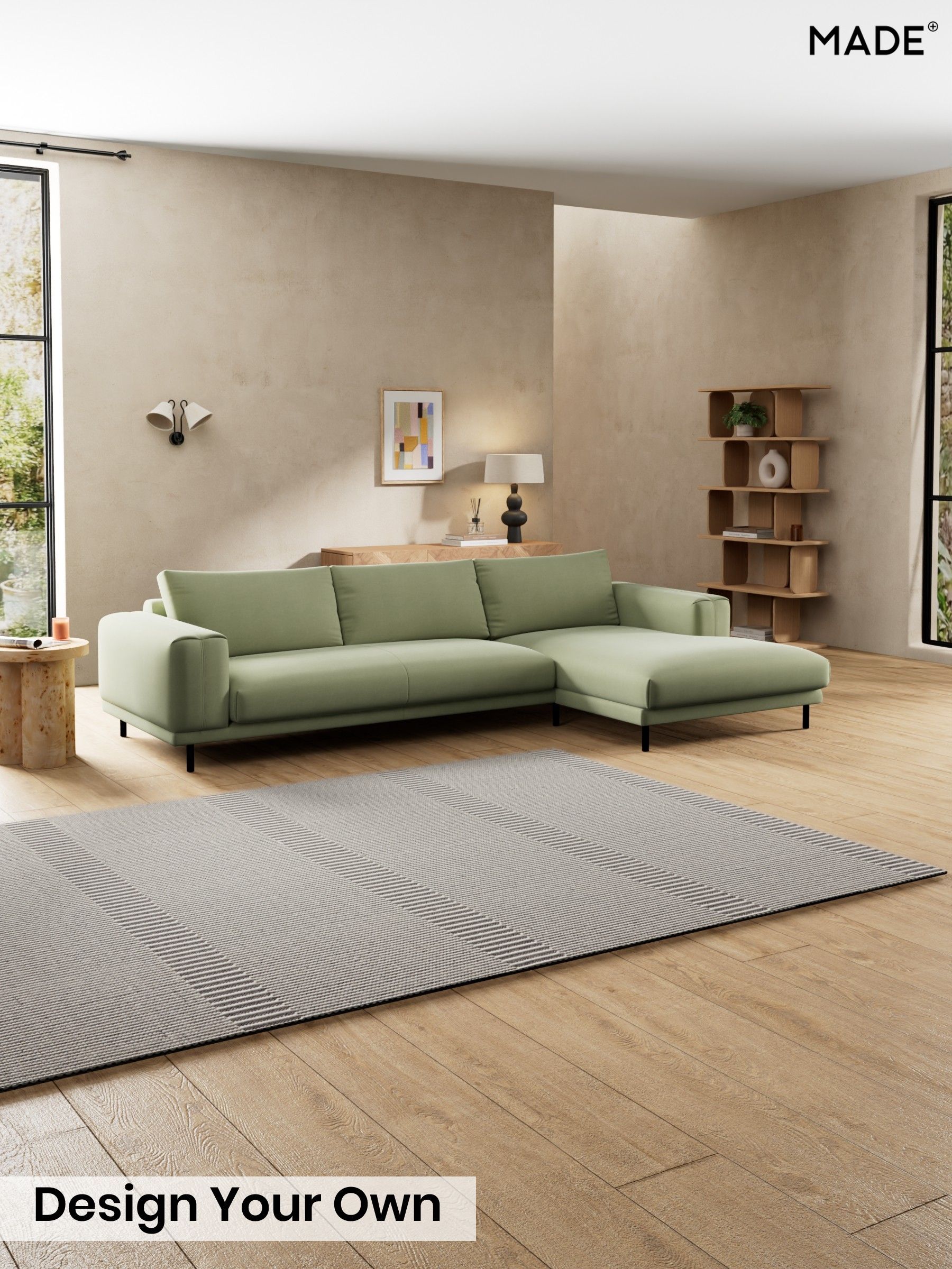 Cotton Velvet Blend/Sage Green - Odin By Made