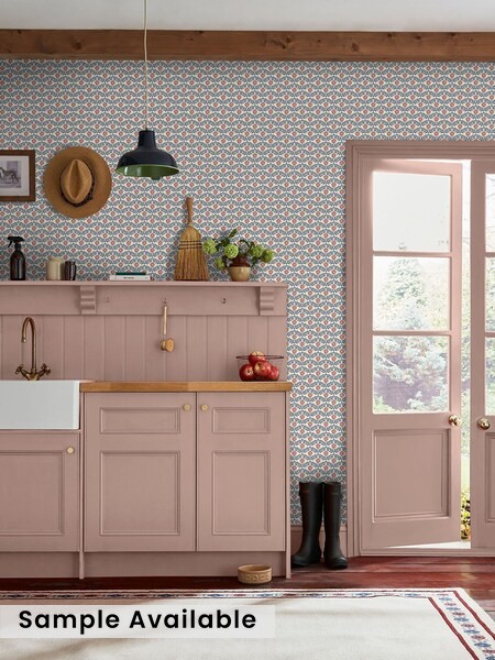 Stately Floral Print 10m Wallpaper