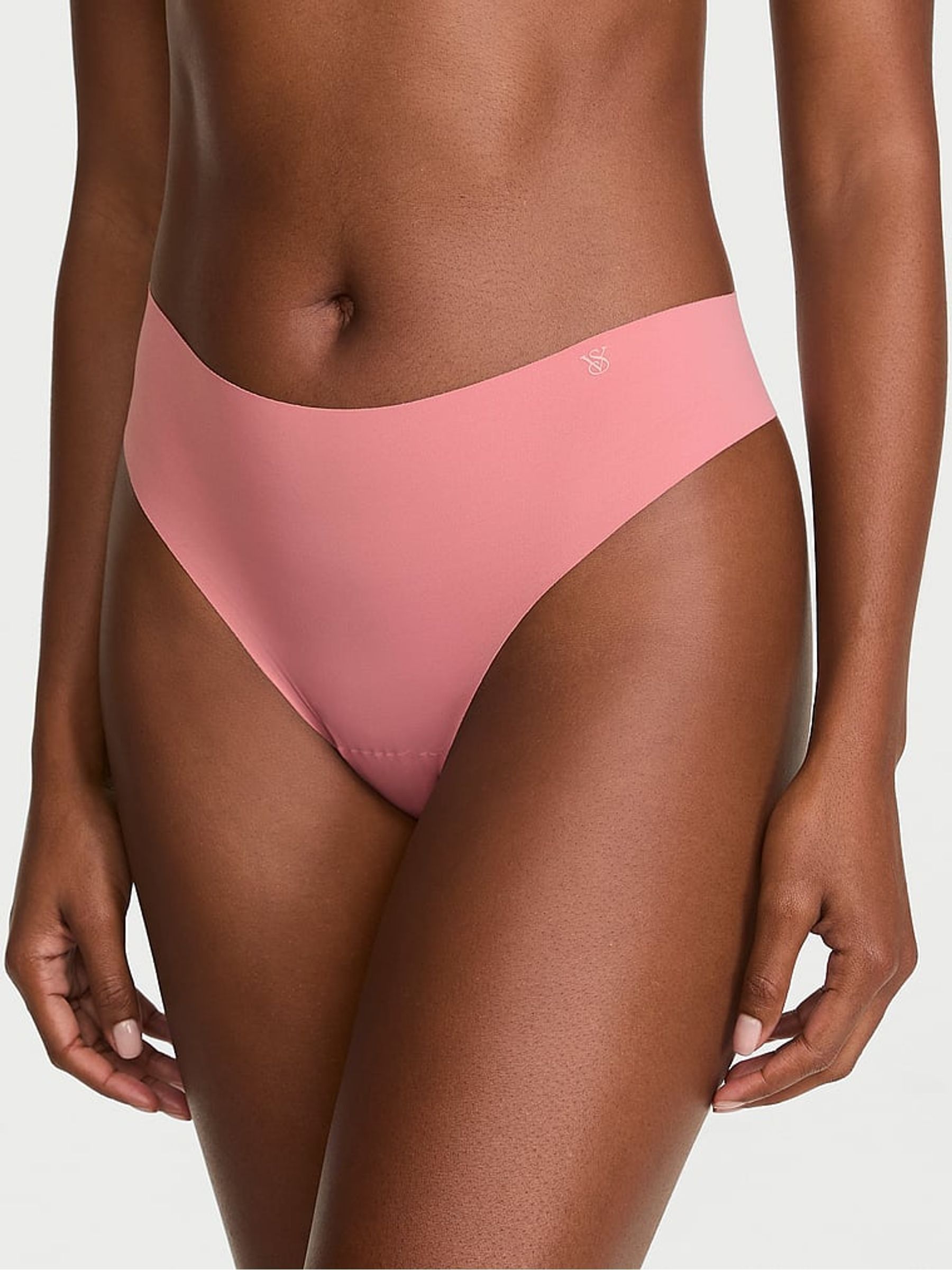 Rose Dust Pink - Thong Mid-rise Knickers
