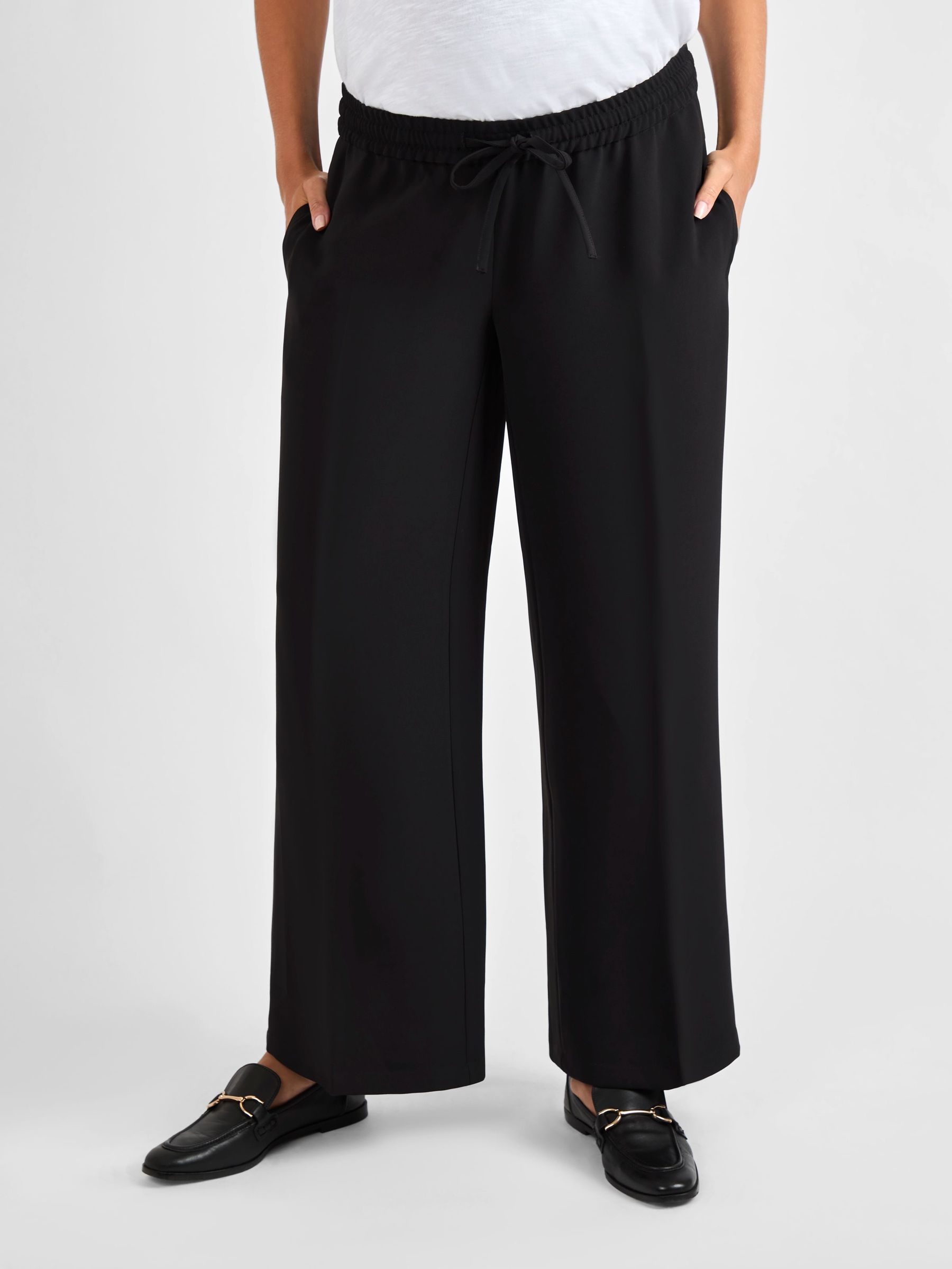 Black Wide Leg Maternity Trousers (622512) | £39.50