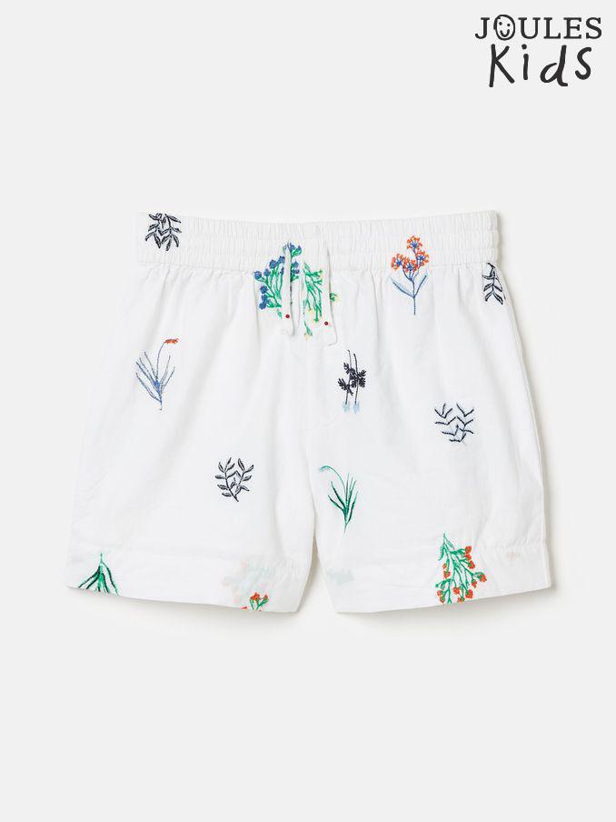 Girls' Hopscotch White Woven Shorts (622608) | £12 - £13