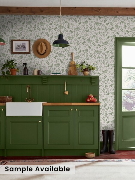 Pheasant Print 10m Wallpaper