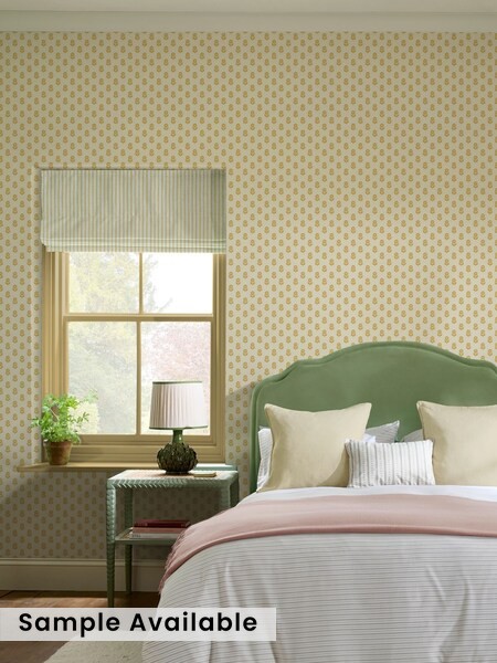 Woodblock Floral 10m Wallpaper