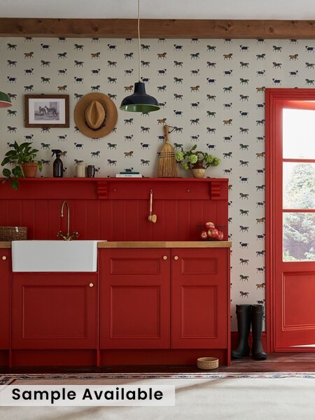 Regal Horse Print 10m Wallpaper