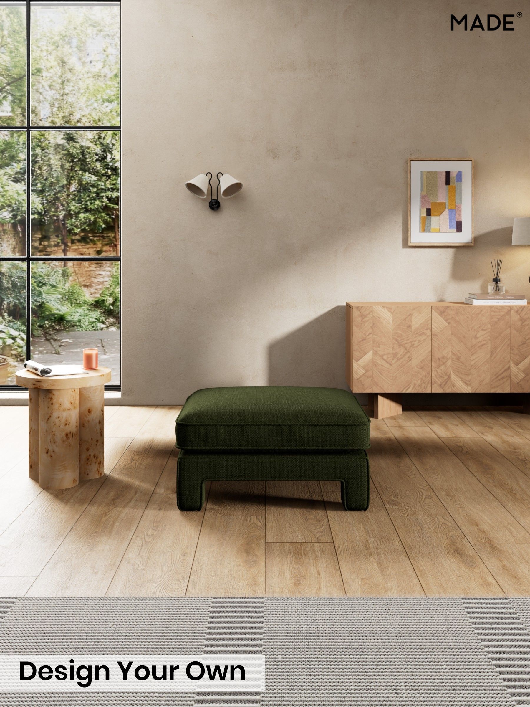 Basket Weave/Olive Green - Holloway By Made