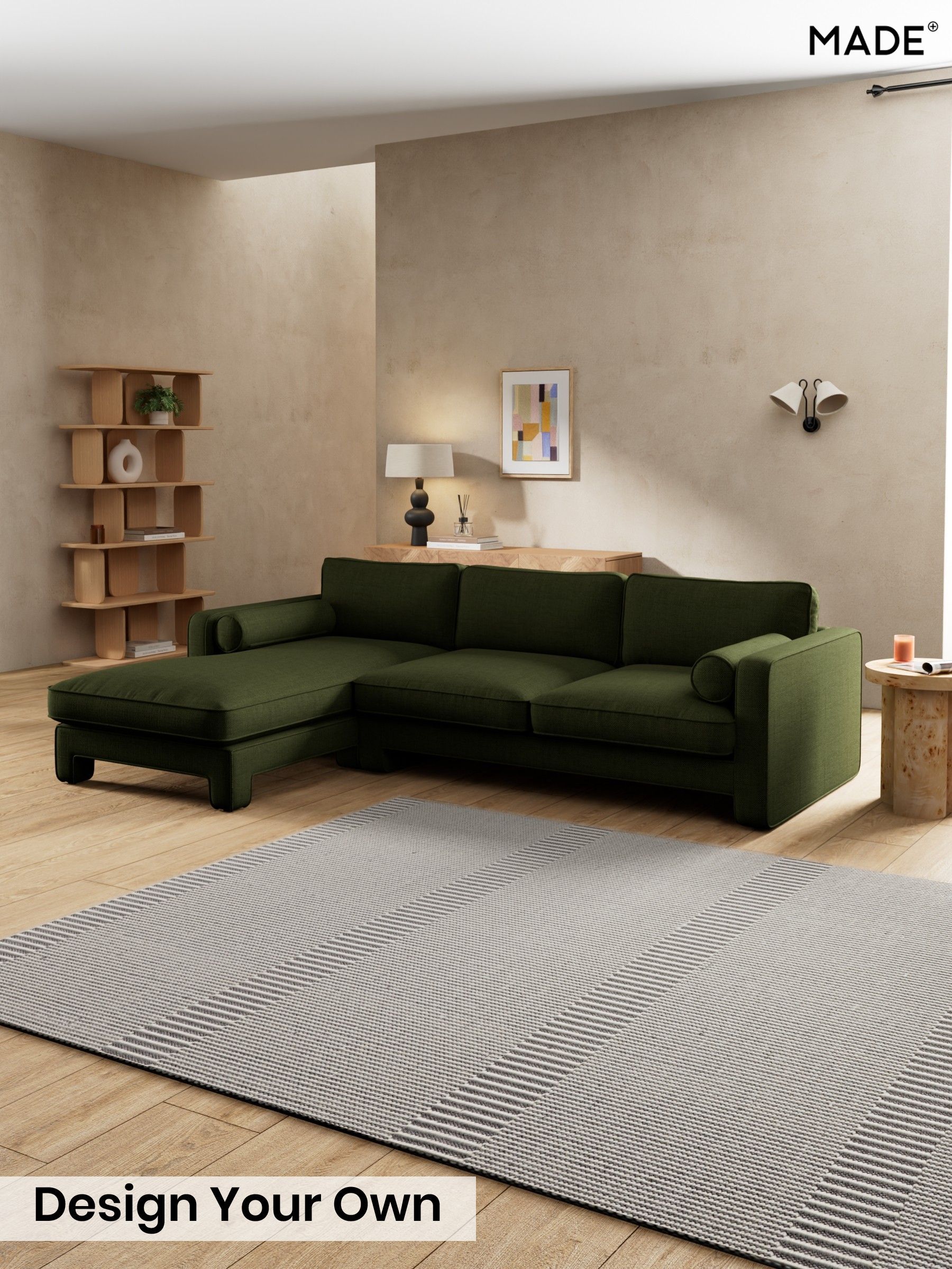 Basket Weave/Olive Green - Holloway By Made