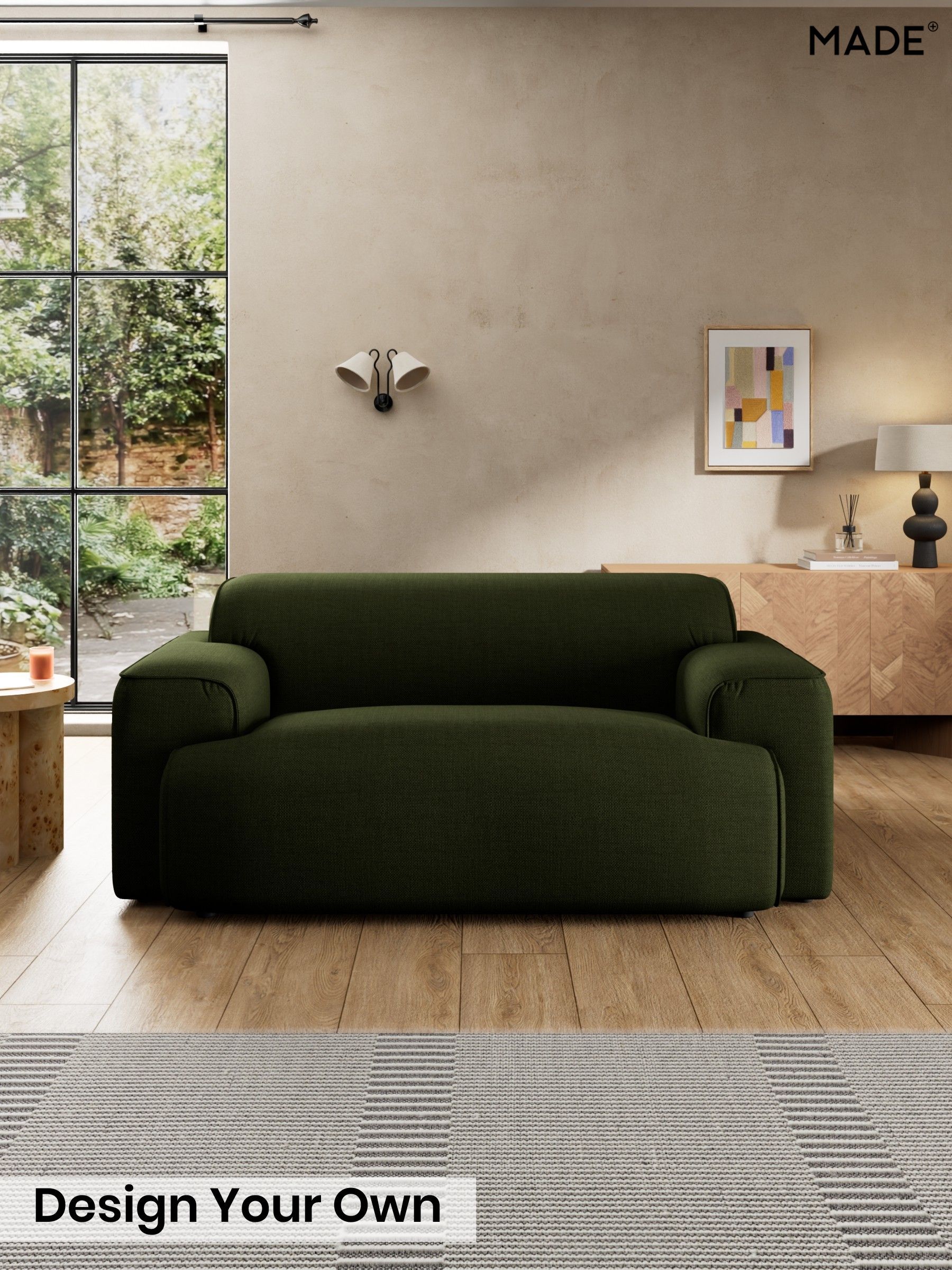 Basket Weave/Olive Green - Avalon By Made