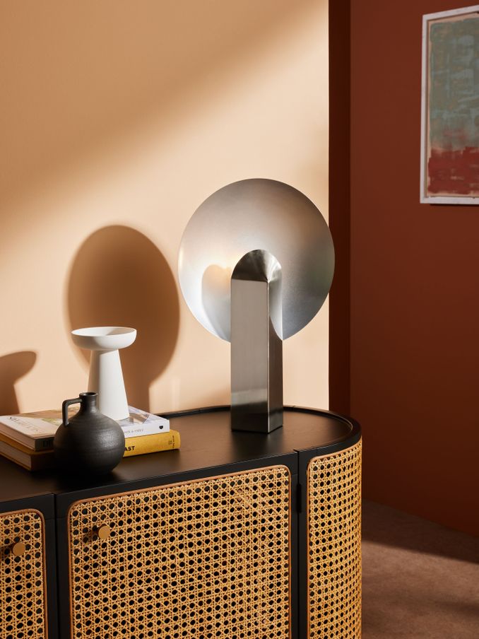 Axel Table Lamp in Silver (632820) | £95