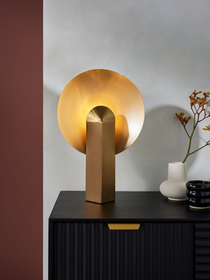 Axel Table Lamp in Brass (635443) | £95