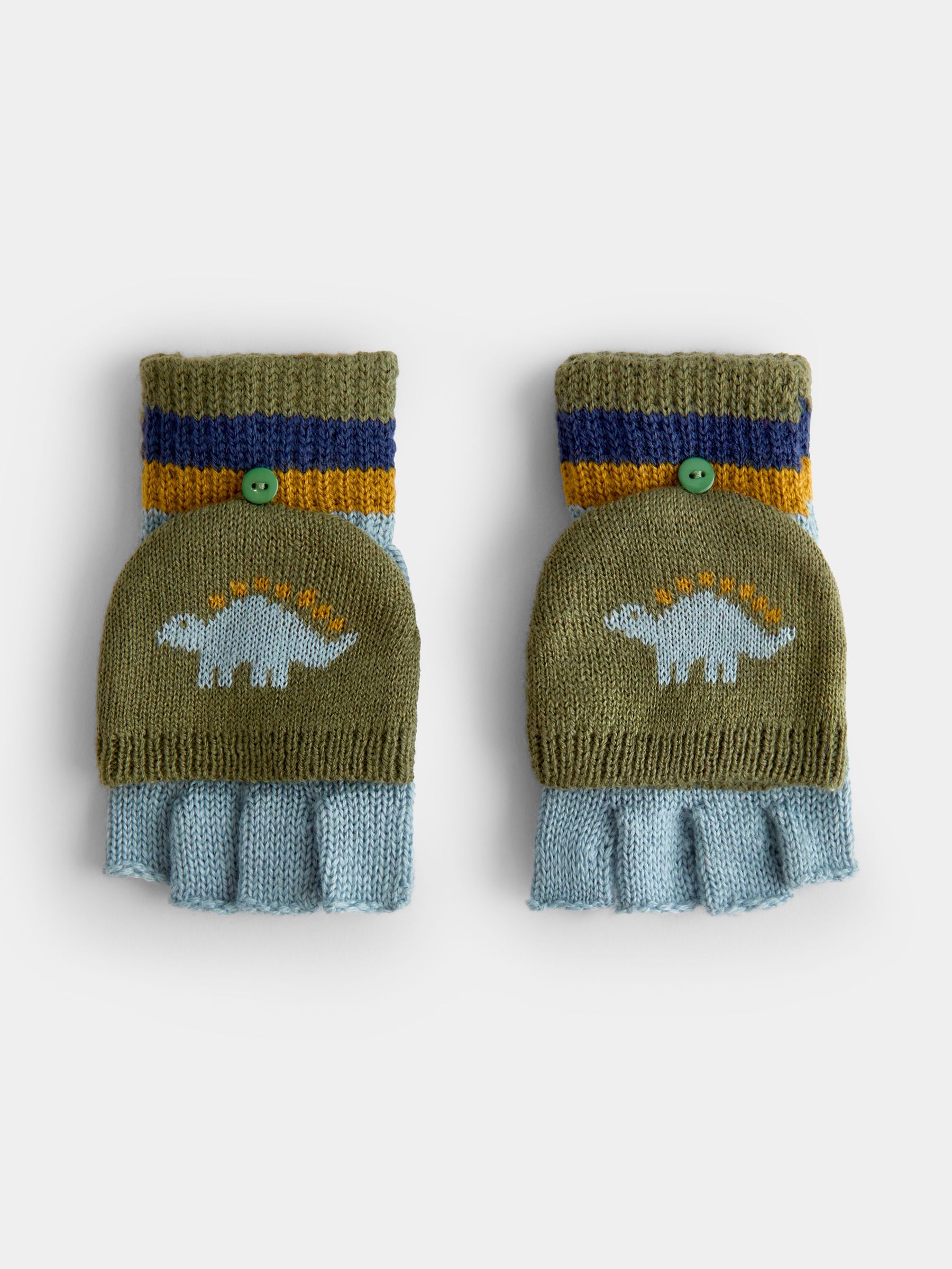Green Dino - Borg Mittens