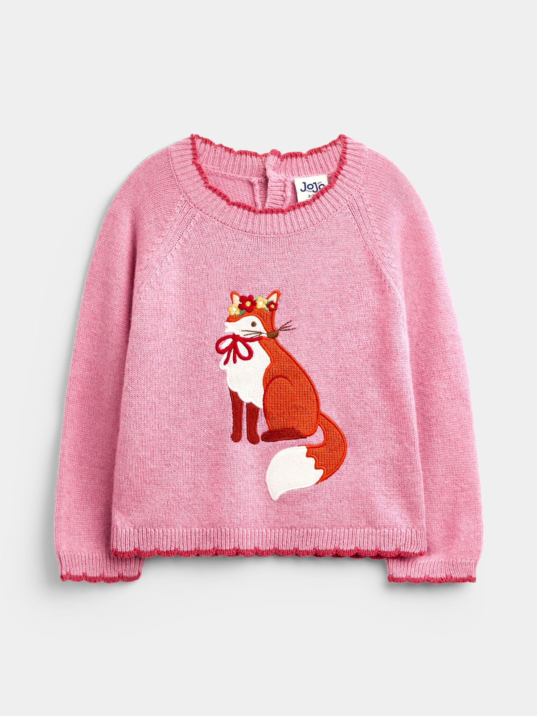 Light Pink Fox - Knit Jumper
