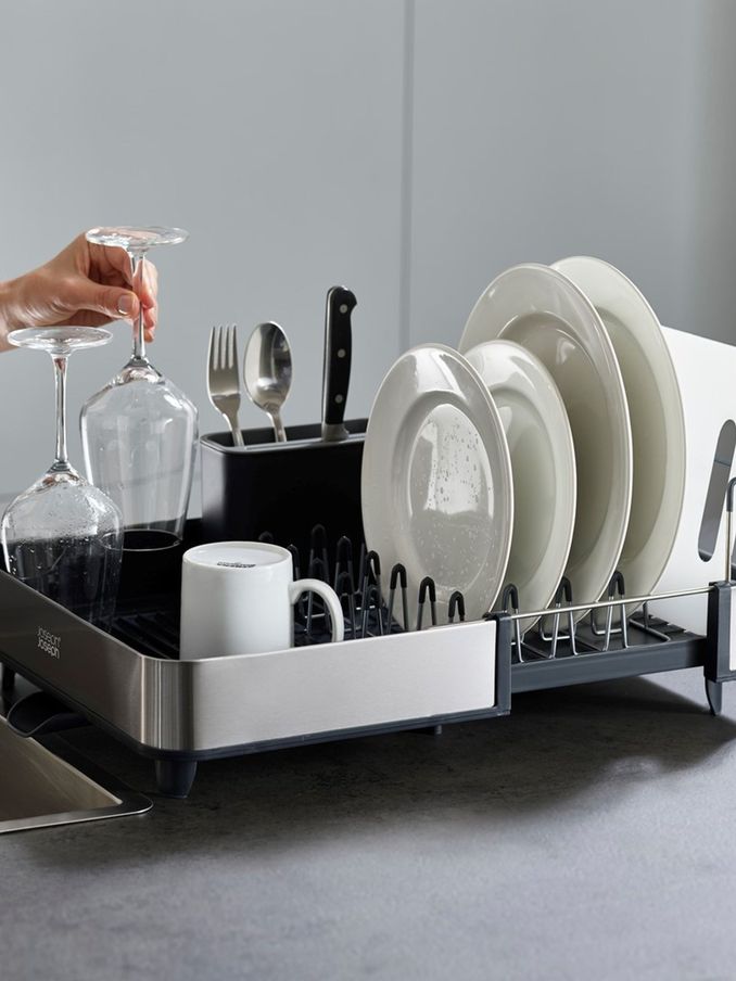 Joseph Joseph Grey Extend Steel Dish Rack (653998) | £80