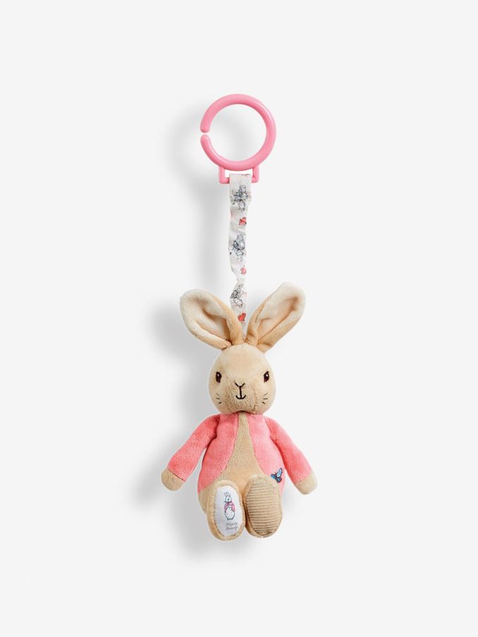 Pink Peter Rabbit Attachable Jiggle Toy (654023) | £14