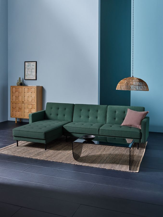Rosslyn Left Hand Facing Sofa Bed in Woodland Green (654599) | £999
