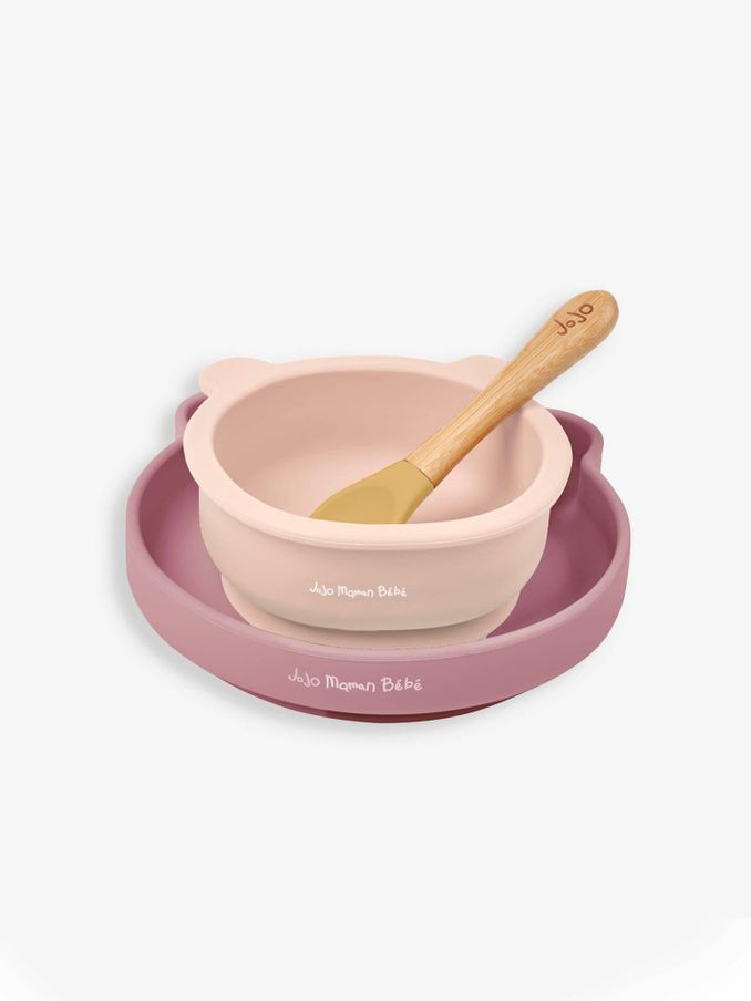Pink My First Silicone Mealtime Bear Set (657107) | £25