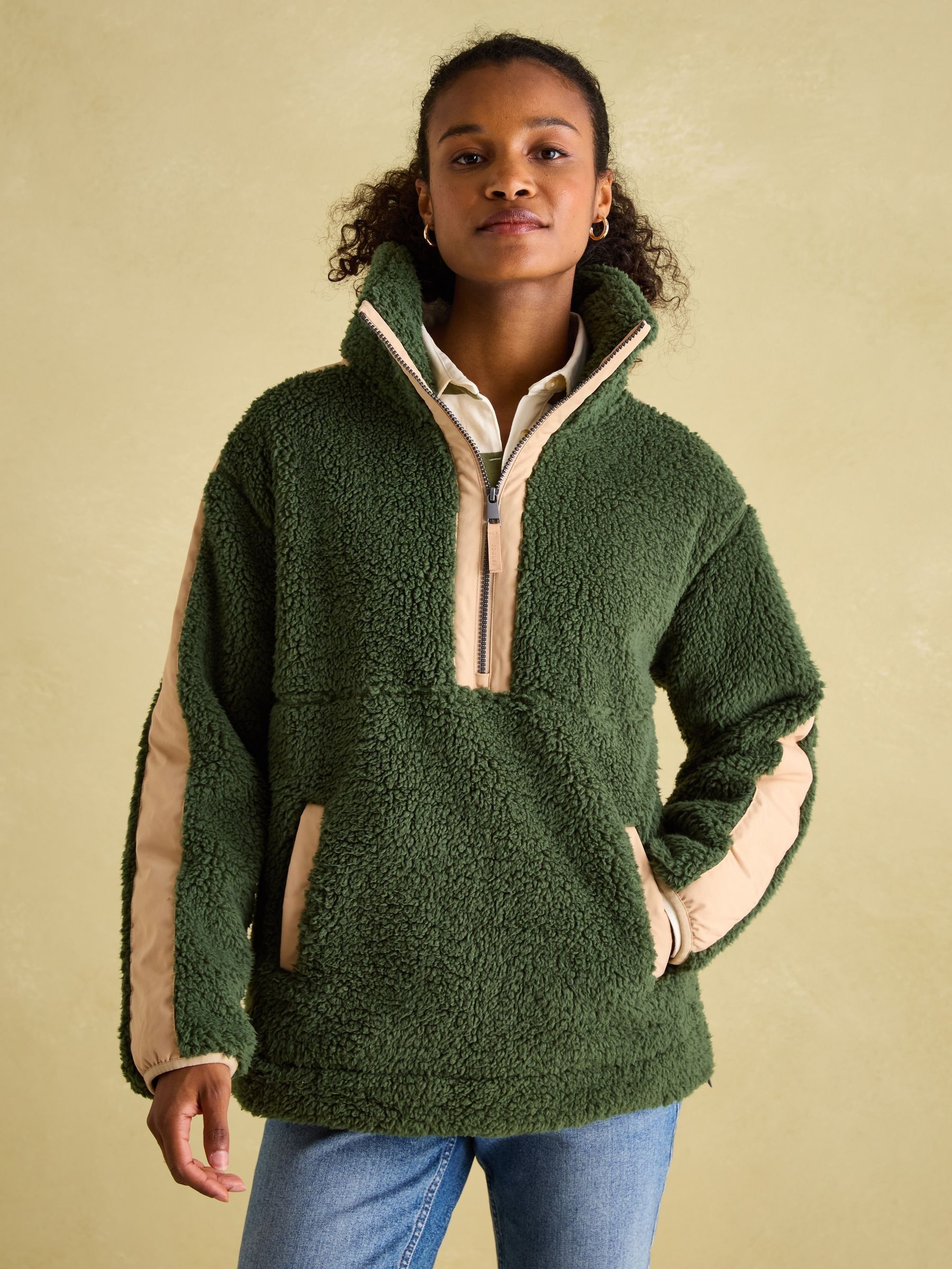 Tilly Green Quarter Zip Fleece (663298) | £38