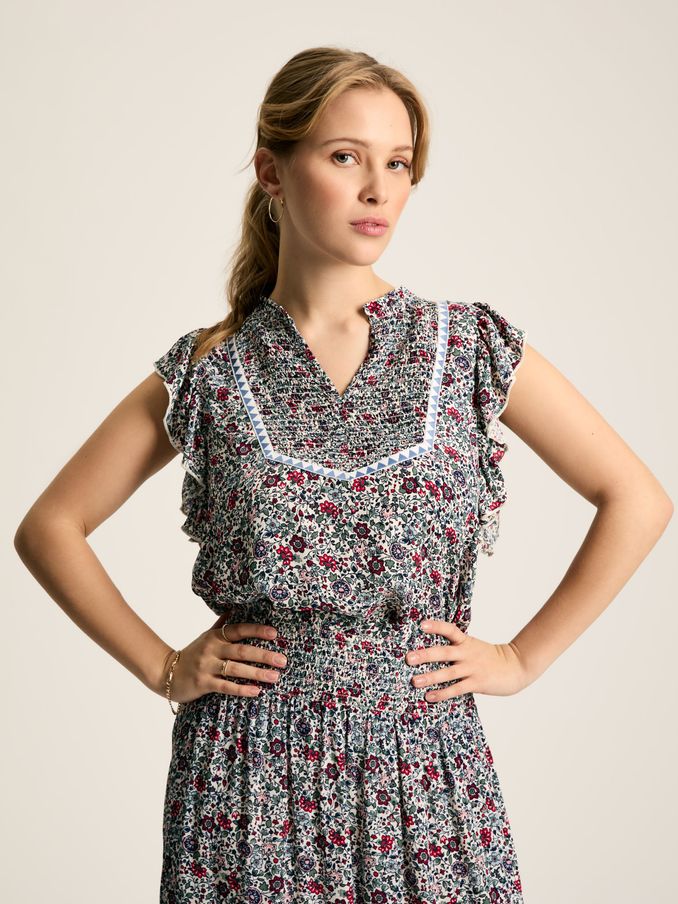 Verity Multi Frill Shoulder Sleeveless Blouse (664573) | £19