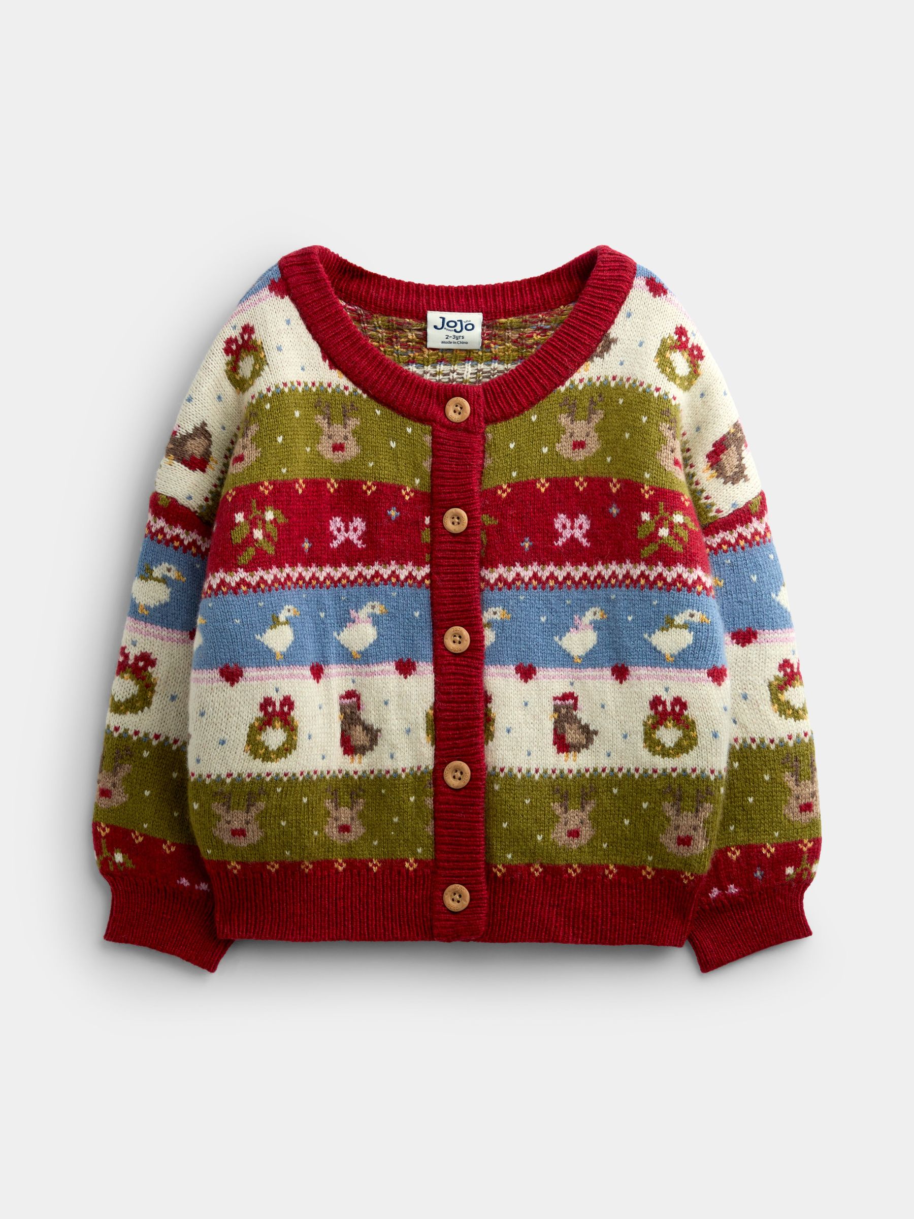 Ivory Multi Character - Fairisle Cardigan