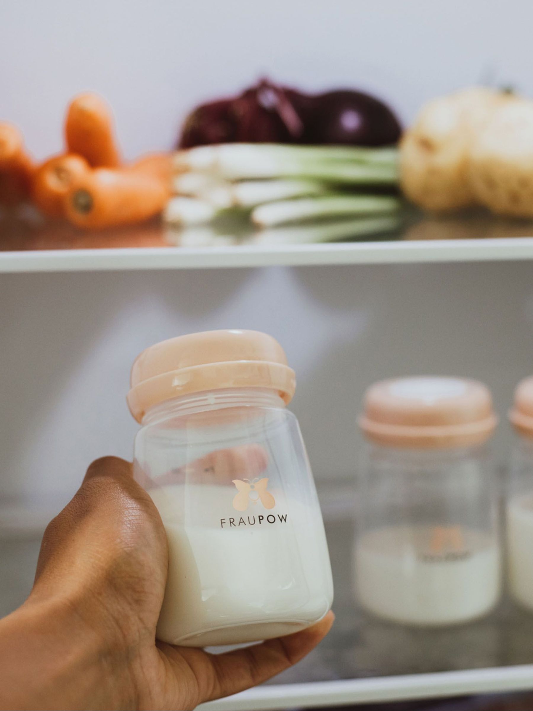 3-pack Fraupow Milk Storage Bottles