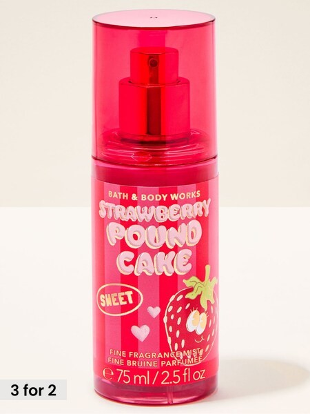 Strawberry Pound Cake - Travel Size Fine Fragrance Mist 75ml