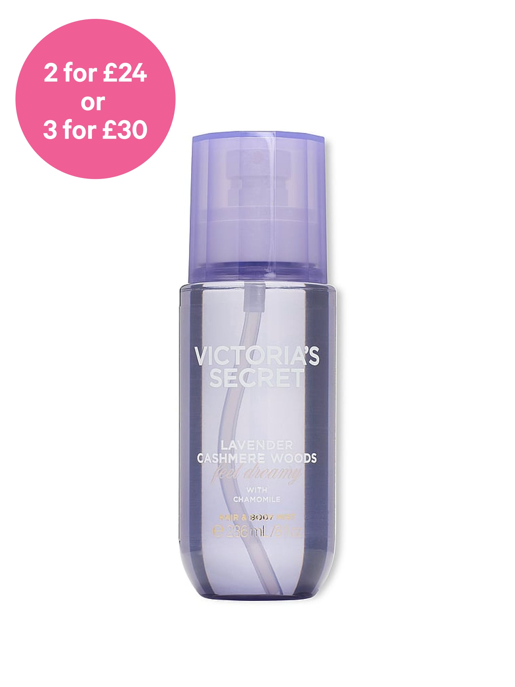 Lavender Cashmere Woods - Hair & Body Mist 236ml