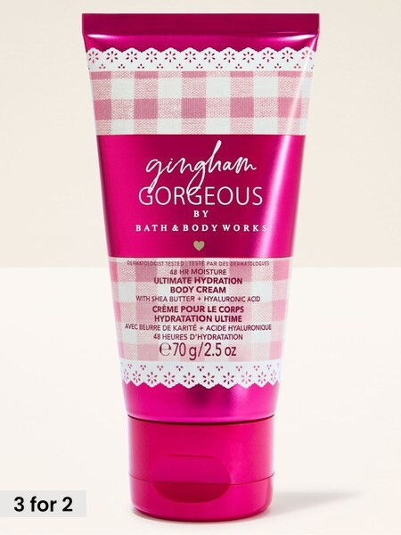 Gingham Gorgeous - Travel Size Ultimate Hydration Body Cream 70g