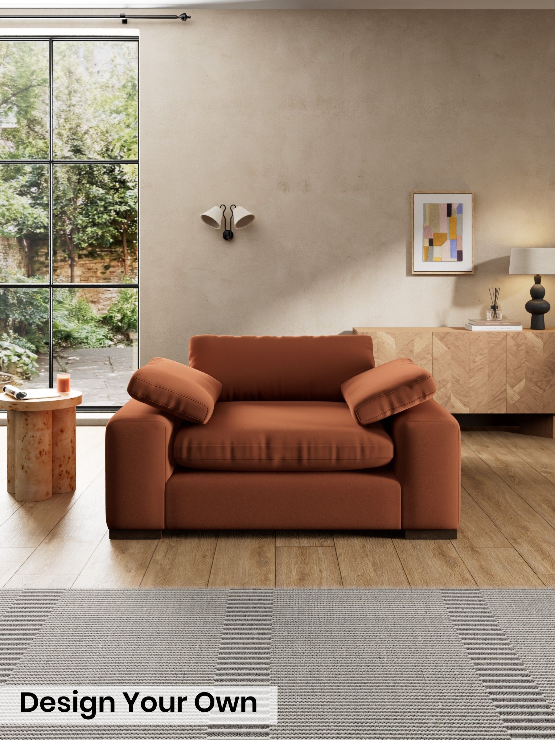Matt Velvet Easy Clean/Cinnamon Brown - Melbourne By Made
