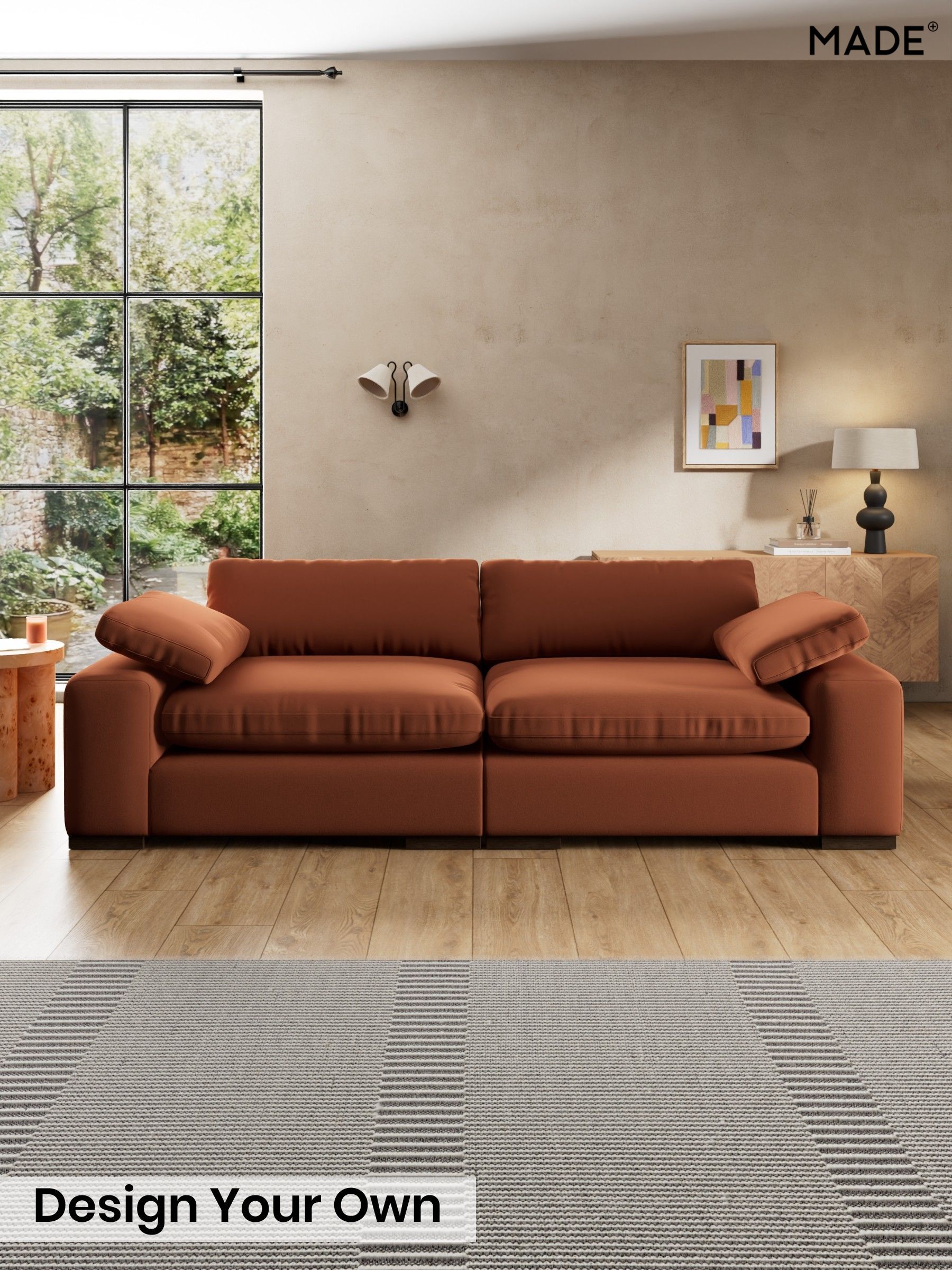 Matt Velvet Easy Clean/Cinnamon Brown - Melbourne By Made