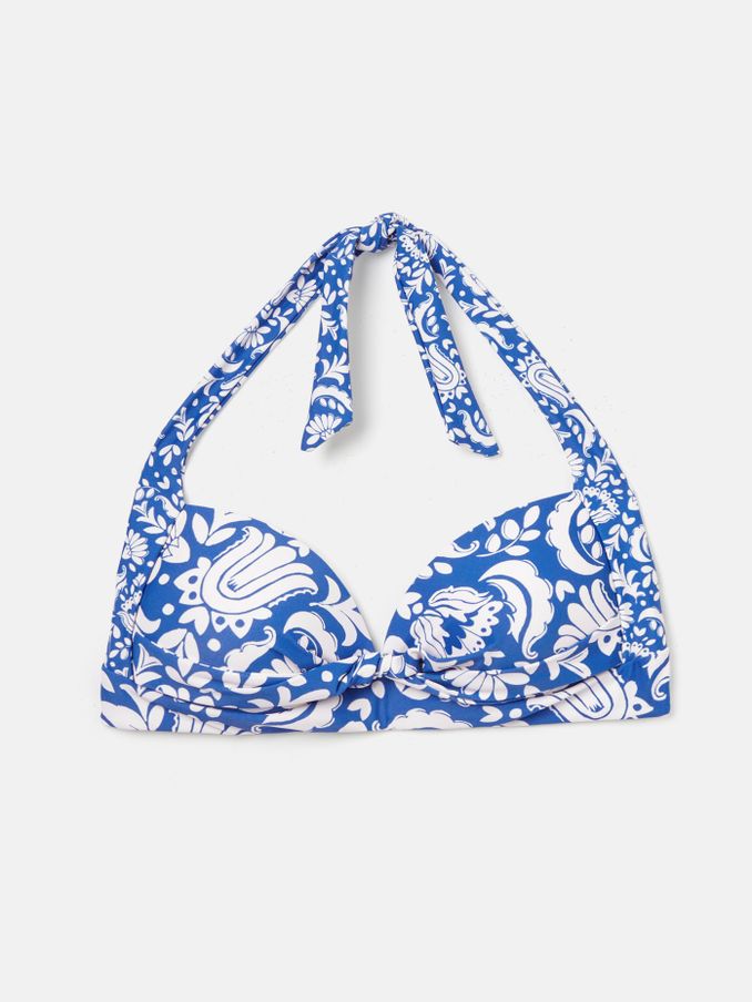 Jasmine Blue Mosaic Bikini Top (714563) | £14