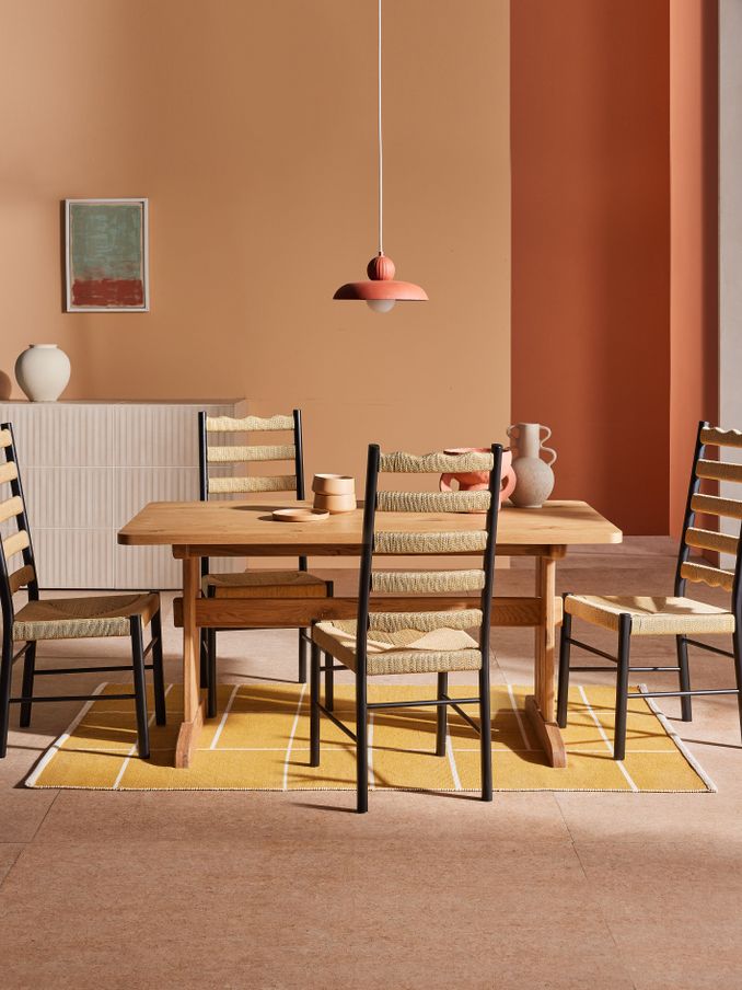 Quinn 6 Seater Dining Table in Oak (764246) | £899