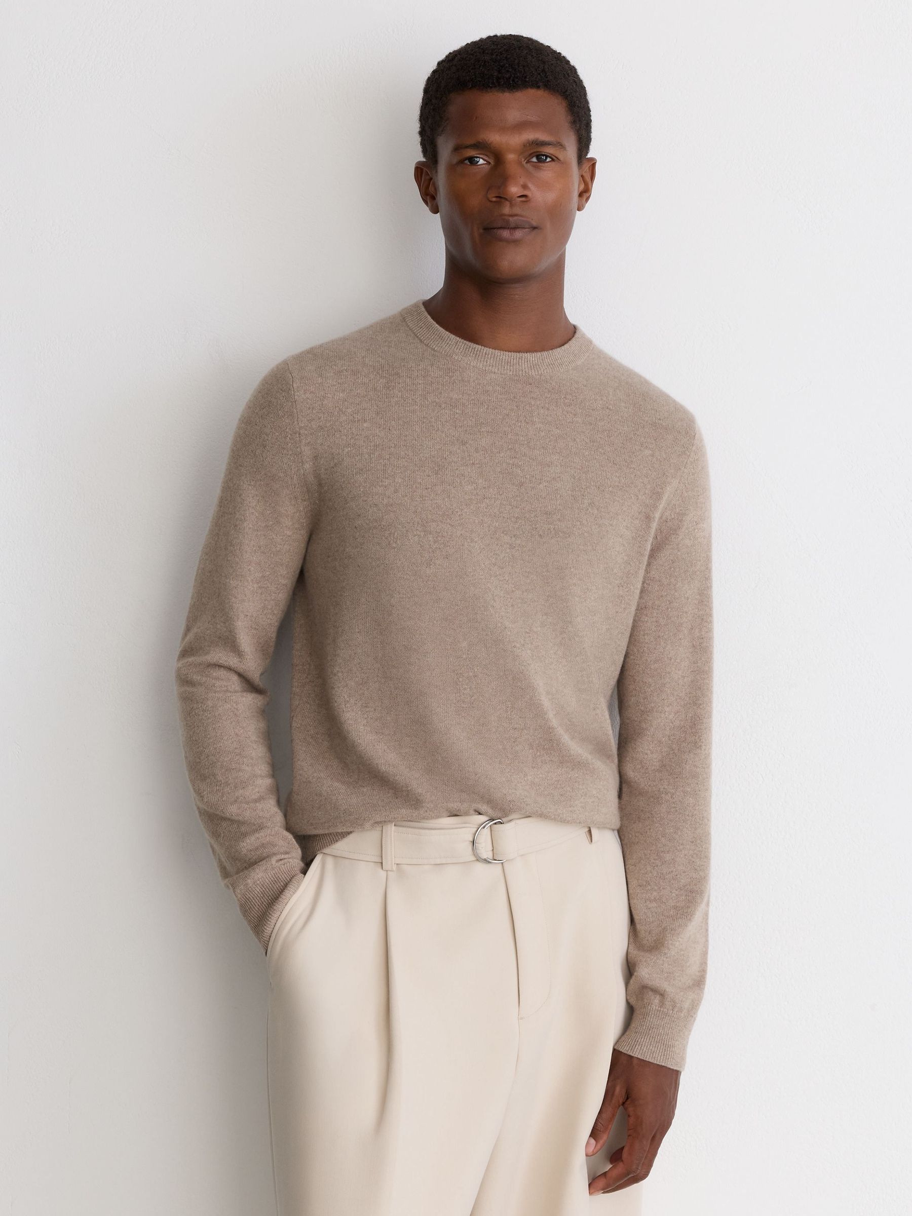 Taupe Melange - Regular Jumper