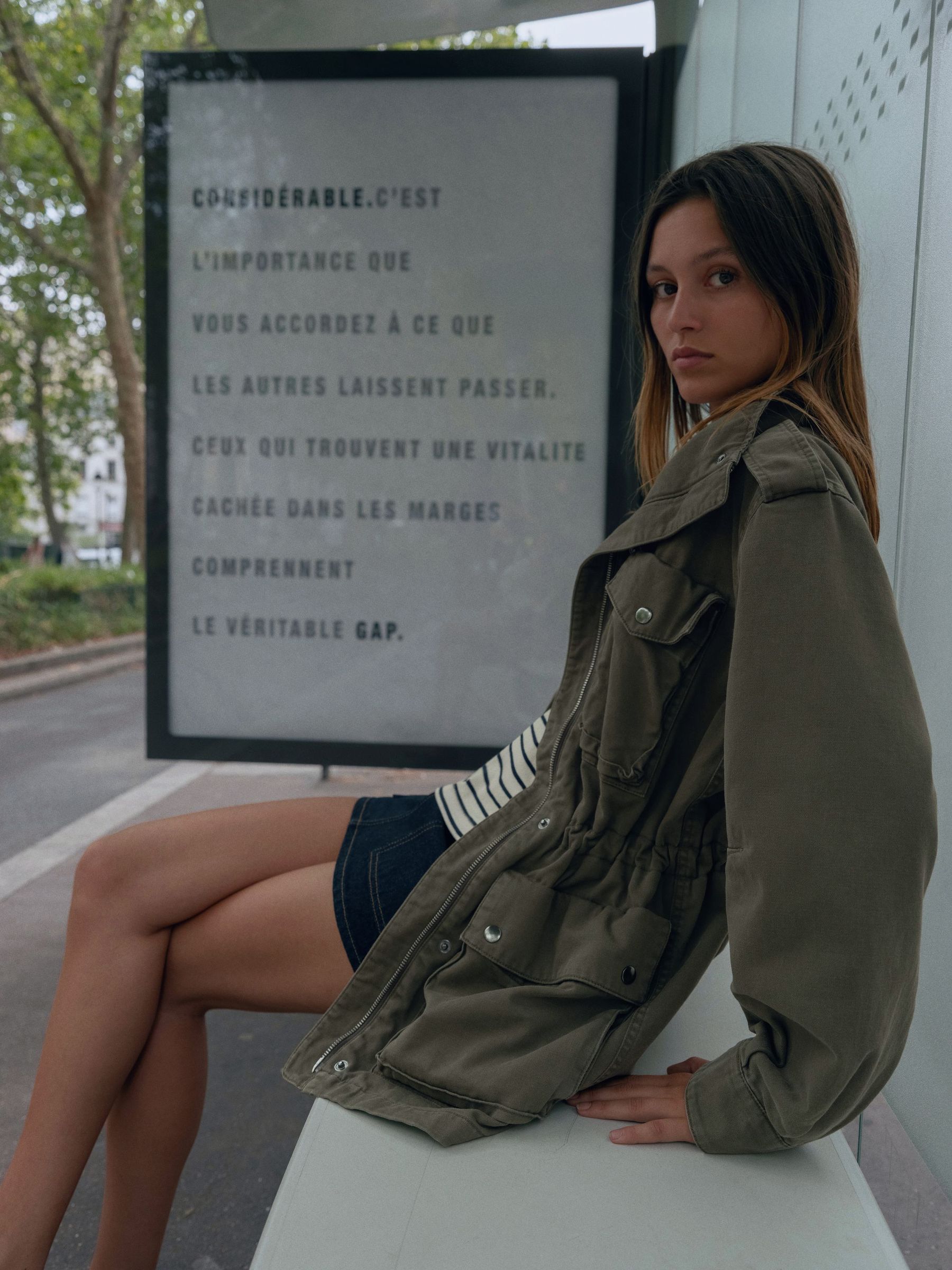 Gap x A.P.C. Green - Oversized Utility Jacket