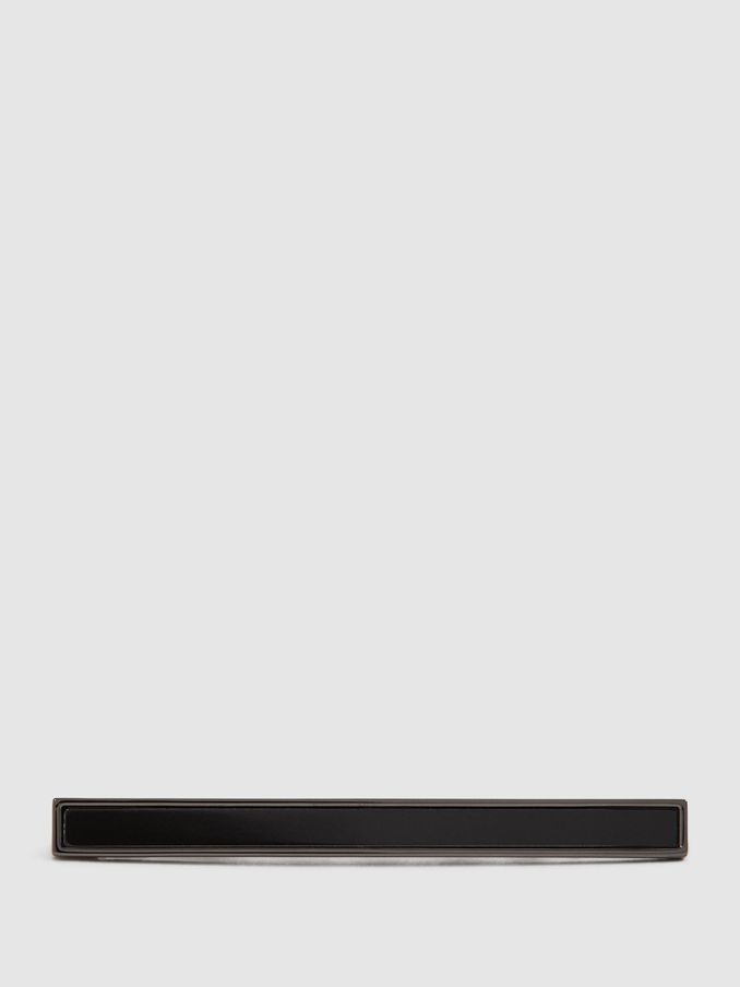 Onyx Tie Bar in Gunmetal/Onyx (788411) | £34