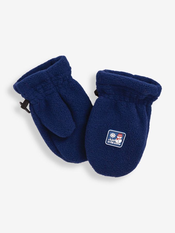 Navy Blue Polarfleece Mittens With Thumb (806408) | £11.50