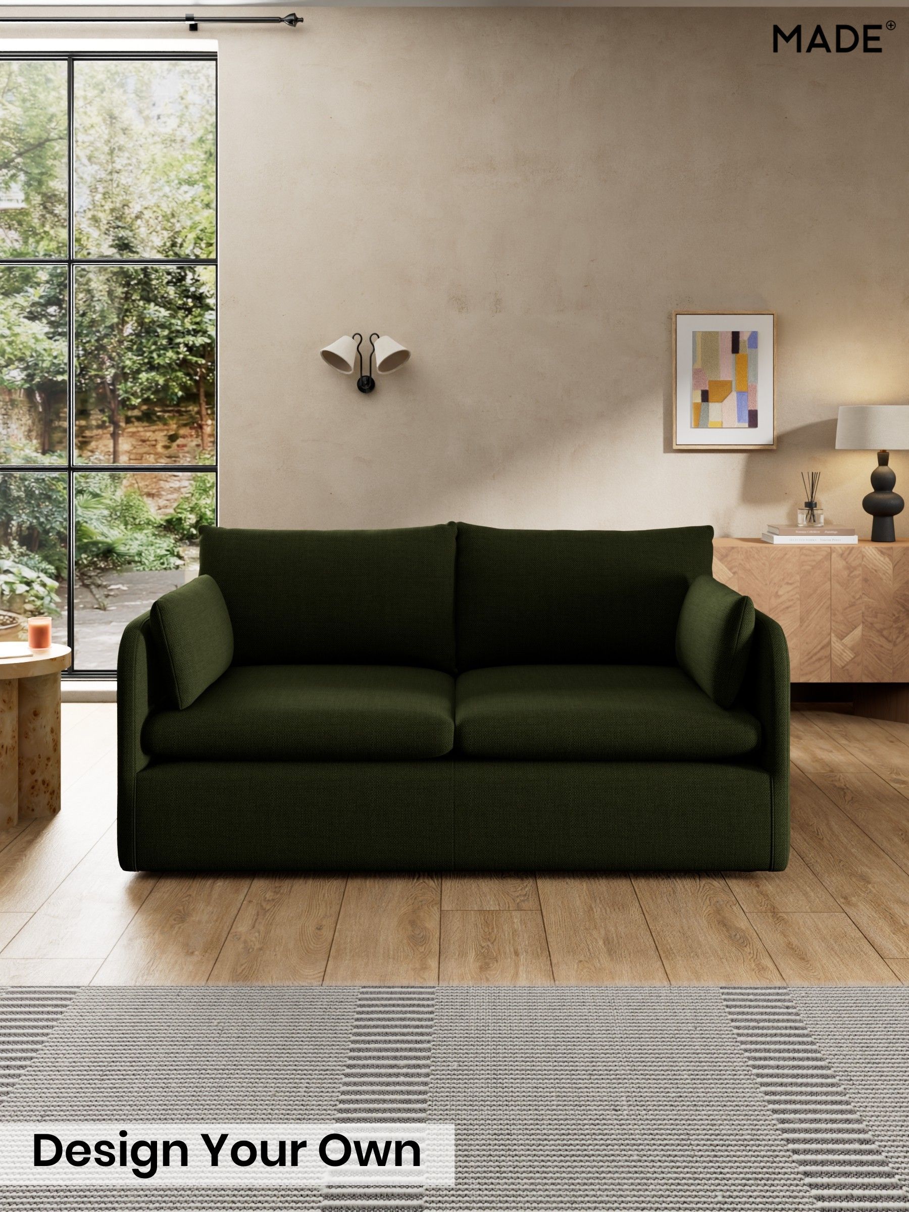 Basket Weave/Olive Green - Jackson By Made