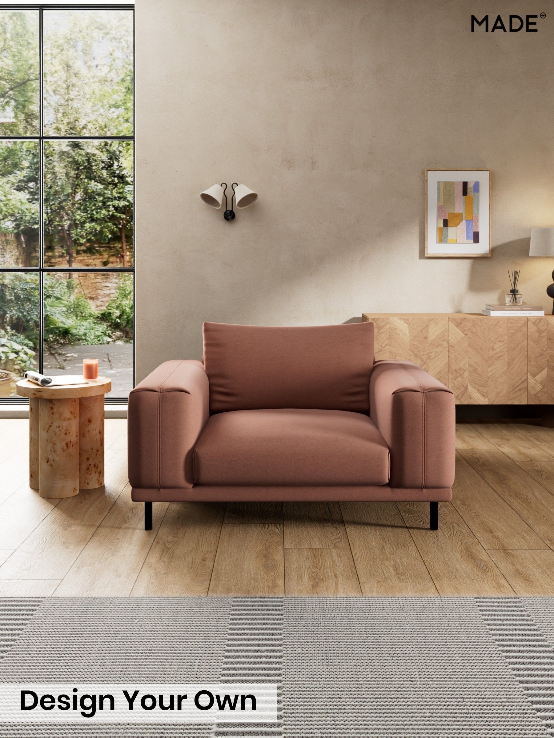 Cotton Velvet Blend/Deep Coral Pink - Odin By Made