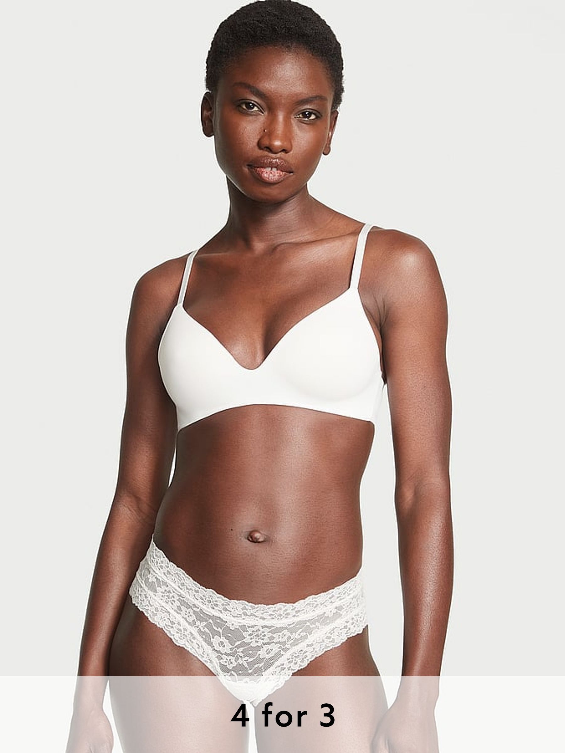 Coconut White Cheeky Knickers (833017) | £9