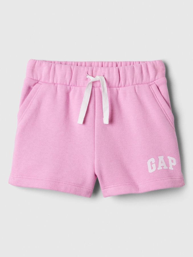 Pink Logo Graphic Pull On Baby Shorts (Newborn-5yrs) (840915) | £5